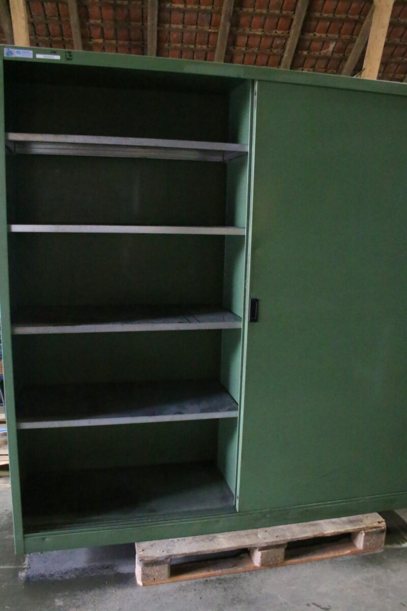 Hoffmann Schwerlast Schiebetürenschrank Werkzeugschrank Metall 2000x2000mm – Bild 3