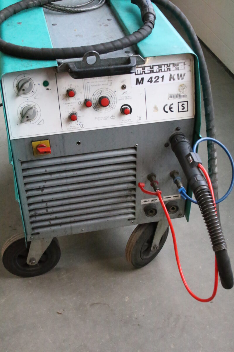 Merkle M 421 KW Schutzgas Schweißgerät MIG/MAG-Anlage Schweißanlage M421KW