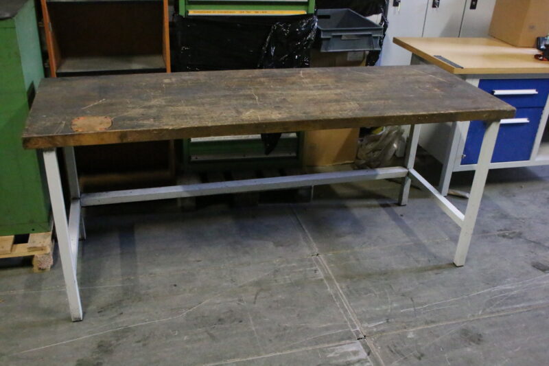 Werkbank Werkstatt Arbeitstisch Holz 2000mm Nr. 1