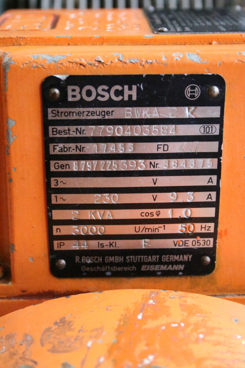 Bosch BWKA 2 K Notstromaggregat Stromaggregat Aggregat Stromerzeuger Notstrom – Bild 5