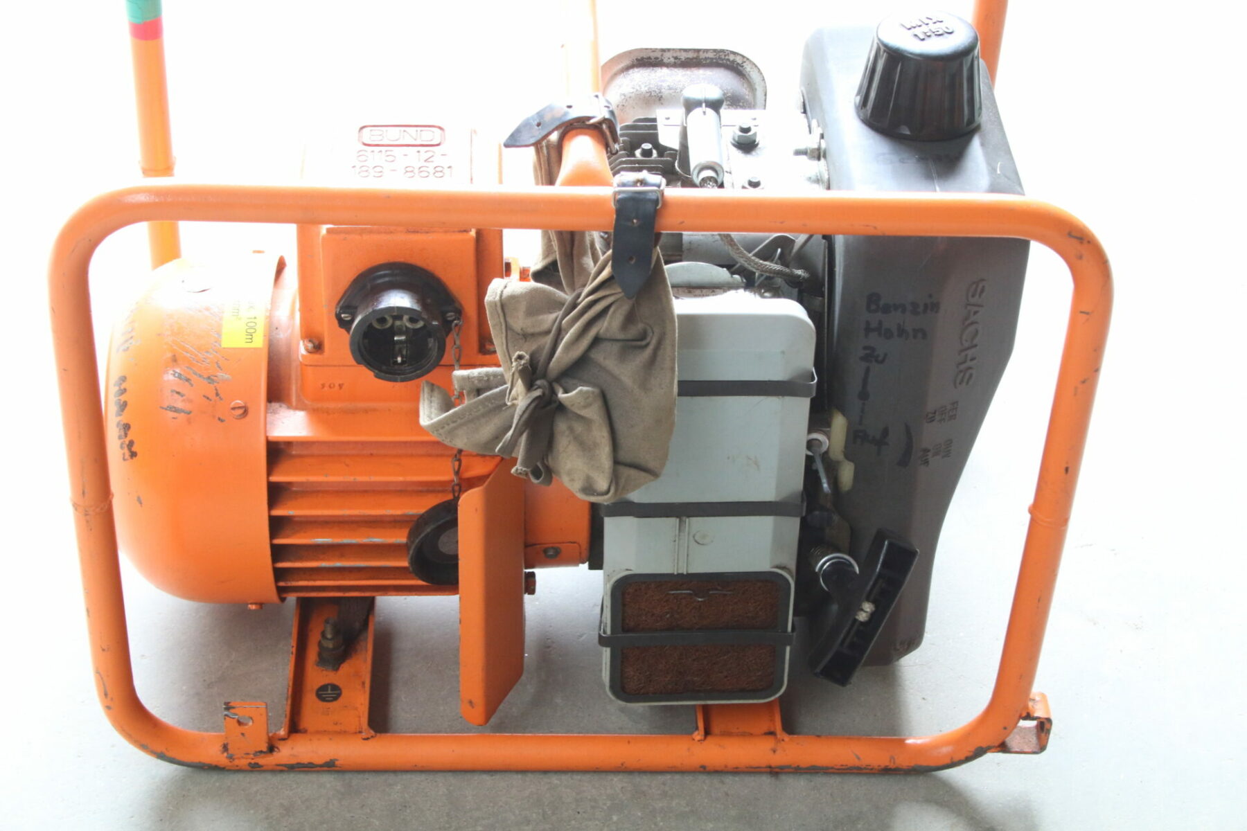 Fichtel und Sachs Notstromaggregat Stromaggregat Aggregat Stromerzeuger Notstrom – Bild 2