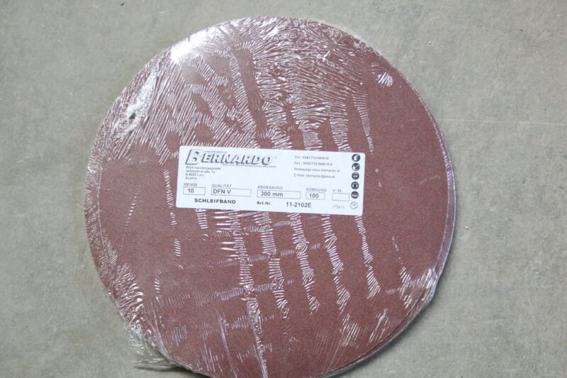 Bernardo 11-2102E Schleifpapier Tellerschleifer Ø 300 Schleifteller TS 300 Pro