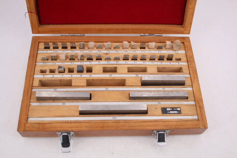 Hoffmann Endmaßkasten Parallel Endmaßsatz metrisch 37-teilig