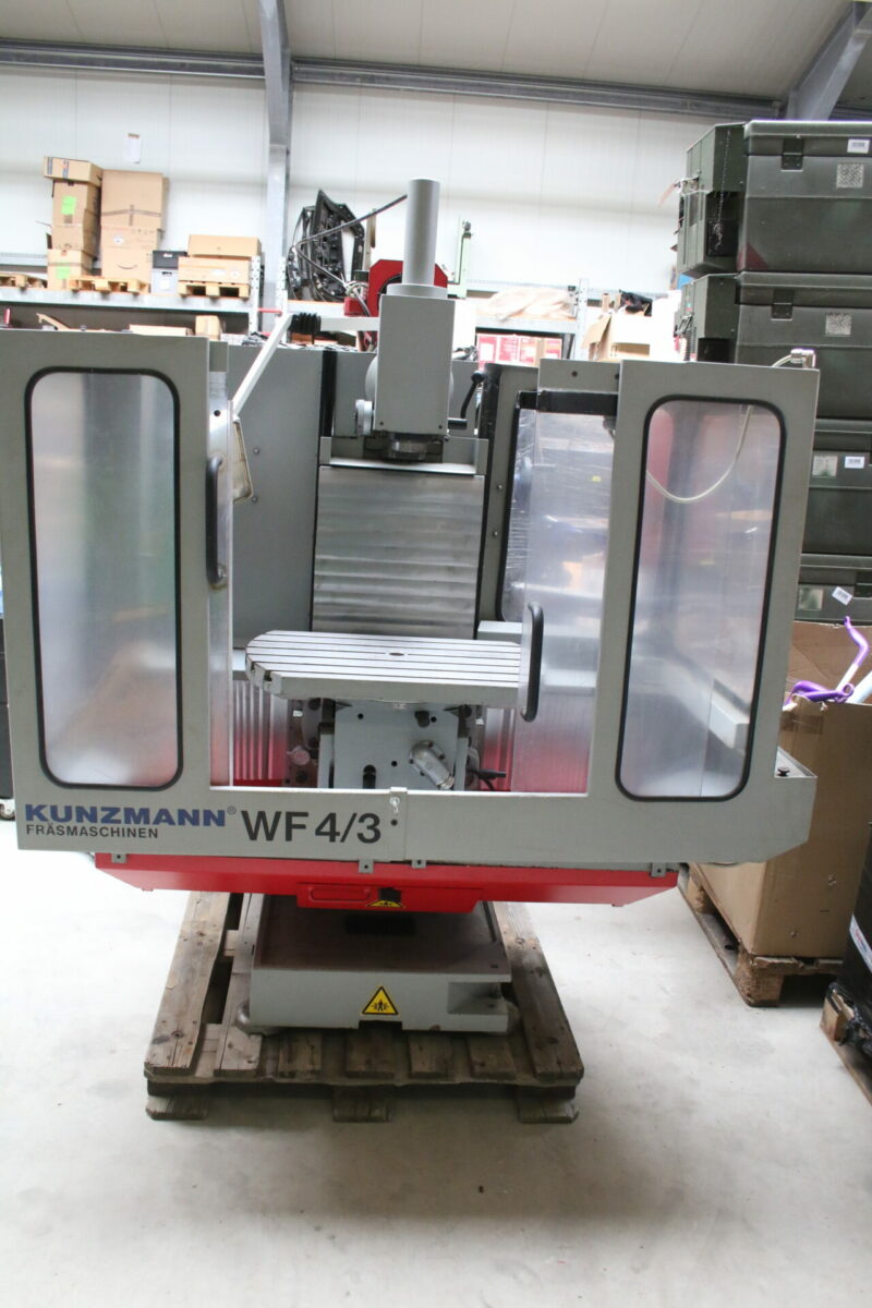 Kunzmann Wf 4/3 Fräsmaschine Fräse Universal Heidenhain inkl. Werkbank und Zubehör