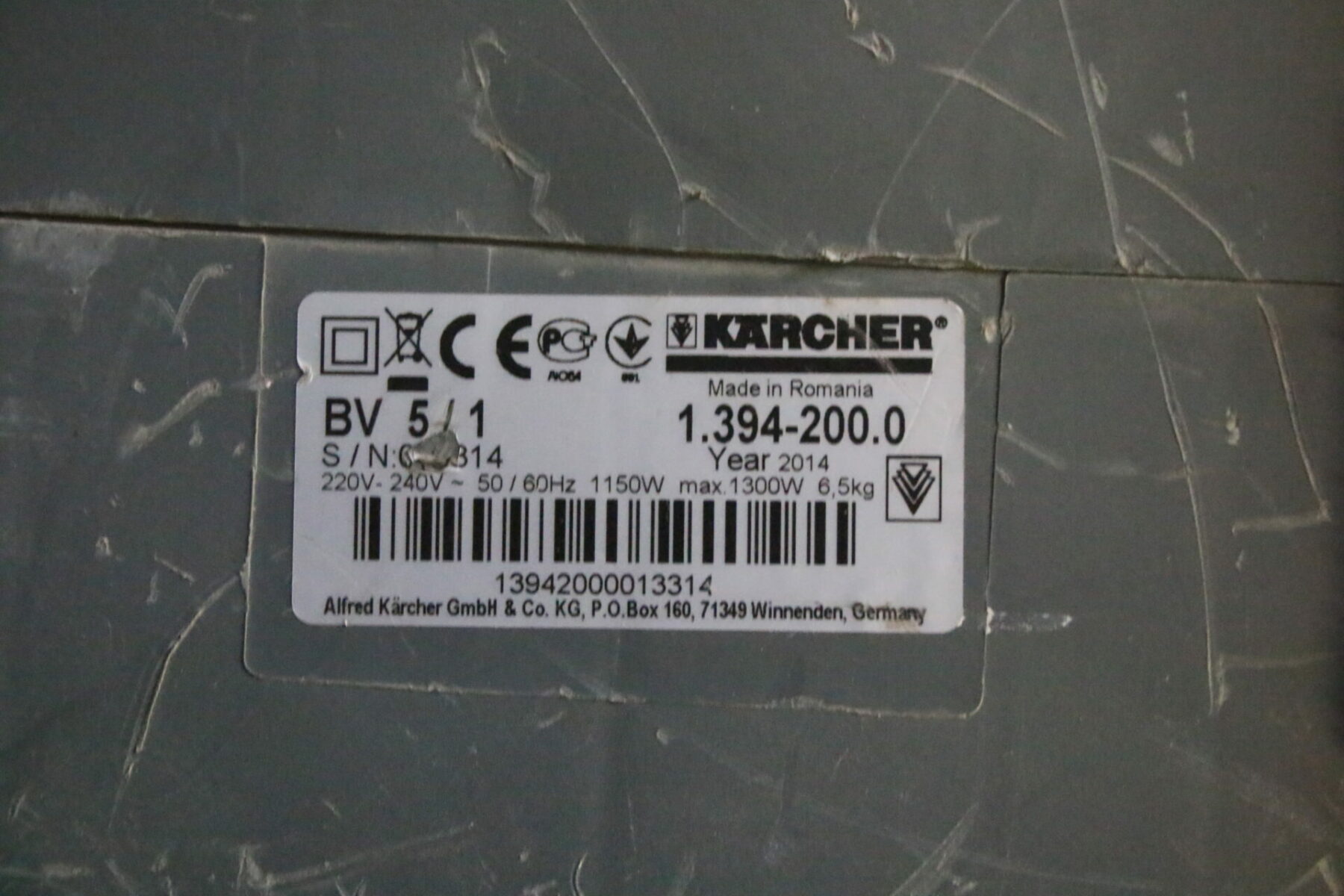 Kärcher BV 5/1 Staubsauger Rucksacksauger Rückenstaubsauger – Bild 8