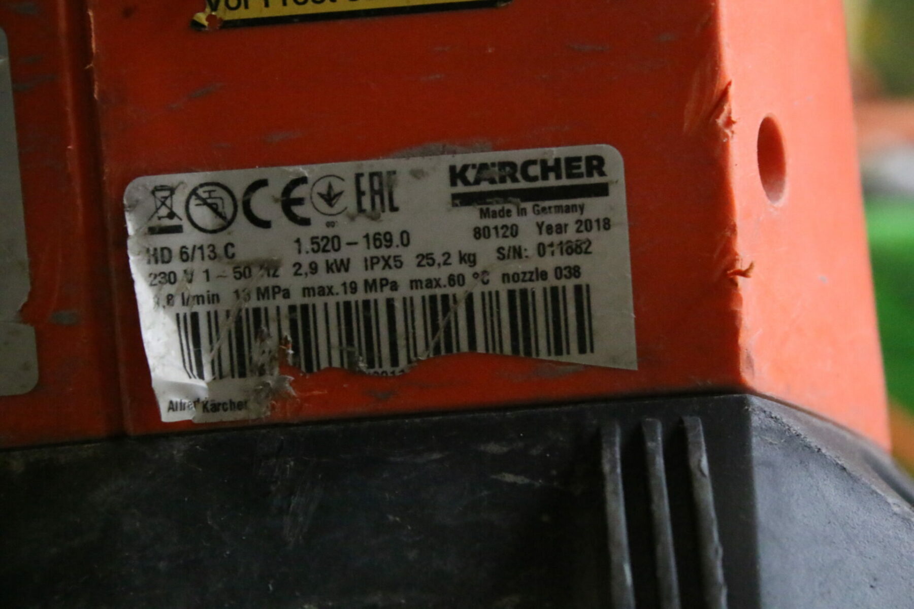 Kärcher HD 6/13 C Hochdruckreiniger Reiniger 190 bar 230 V – Bild 5