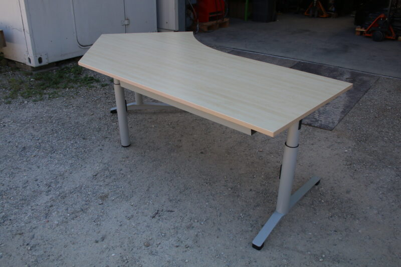 Steelcase Tisch Schreibtisch Halbrund Arbeitsplatz Nr.2