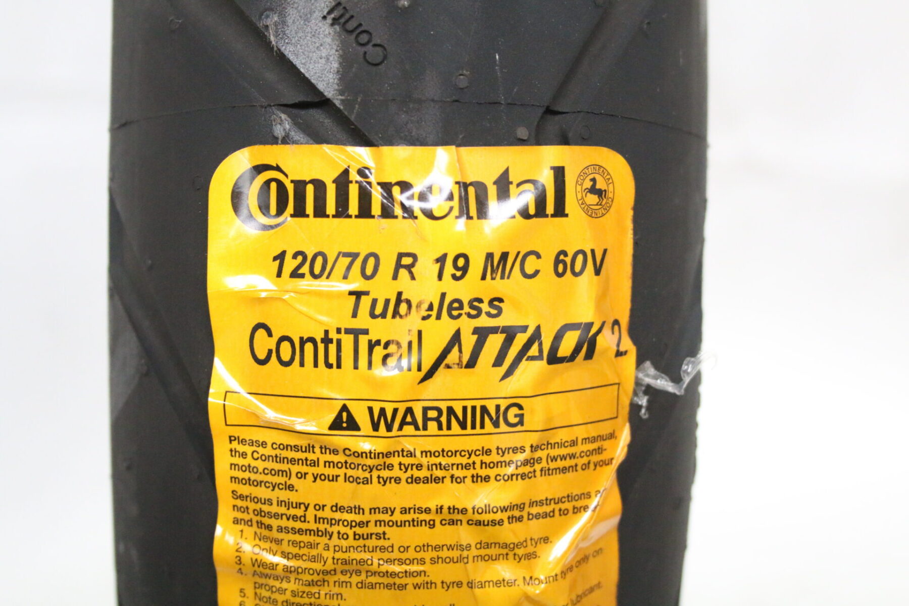 Continental Conti Trail Attack 2 120/70 R19 M/C 60V Vorderrad Reifen Motorrad – Bild 8