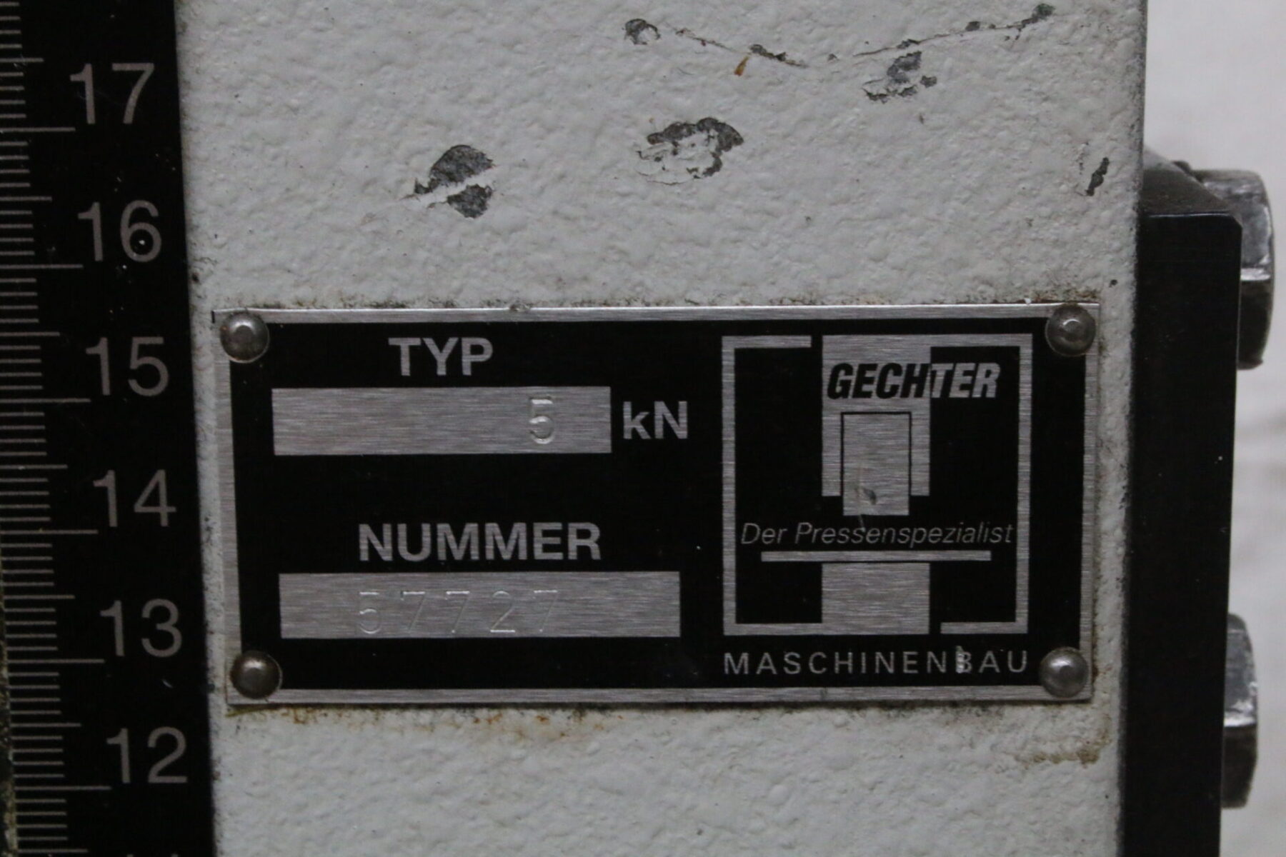 Gechter 5 KN Presse Kniehebelpresse Handhebelpresse – Bild 6
