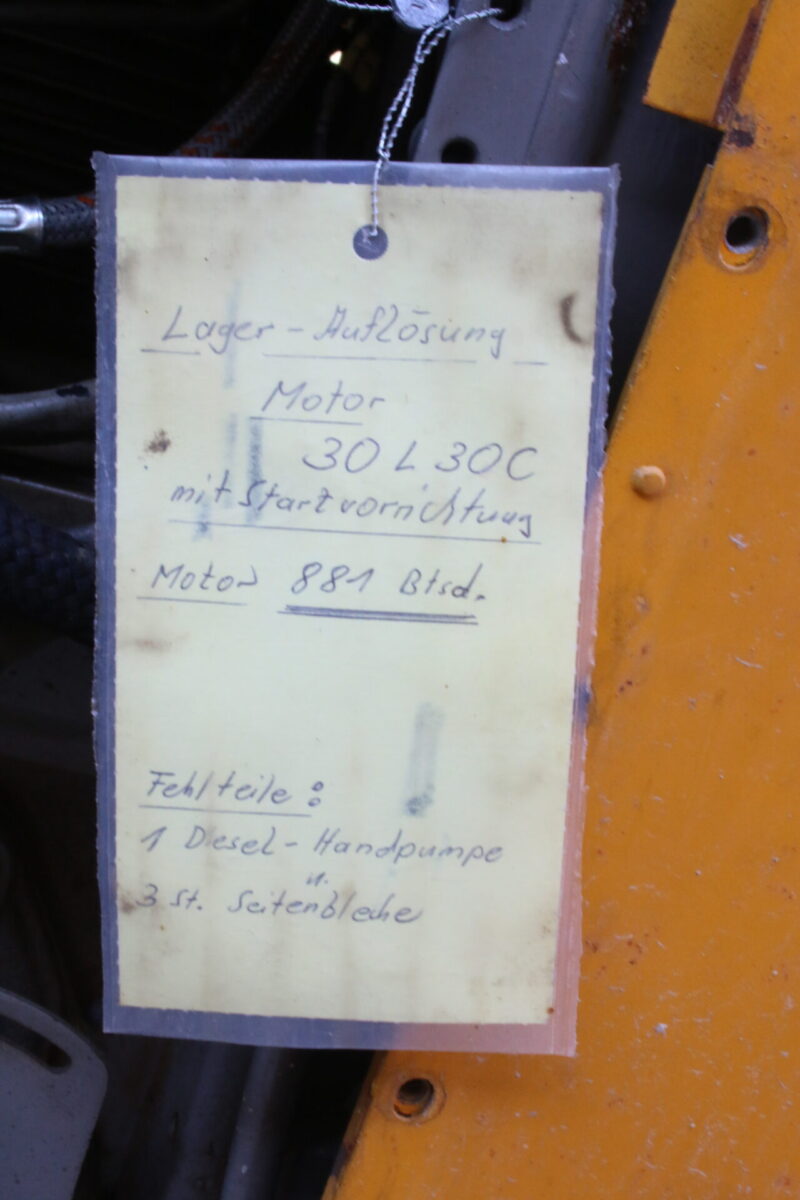Hatz 3L30C Diesel Motor Bundeswehr – Bild 9