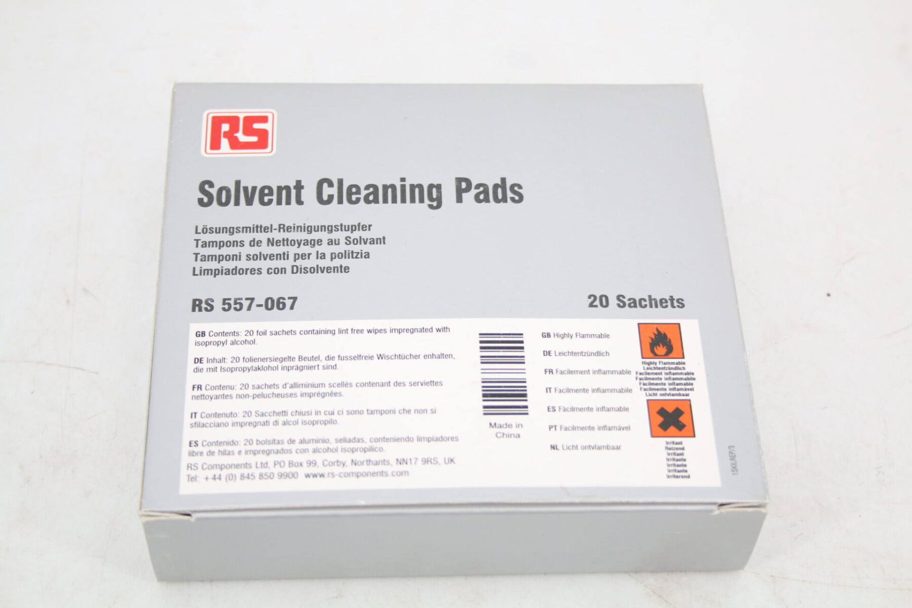 RS 557-067 Solvent Cleaning Pads Reinigungstücher Reinigungstupfer Reinigung – Bild 5