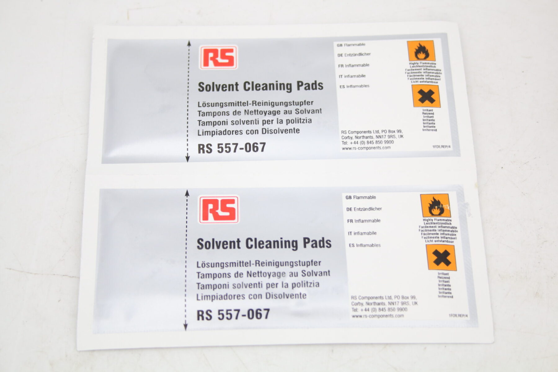 RS 557-067 Solvent Cleaning Pads Reinigungstücher Reinigungstupfer Reinigung – Bild 4