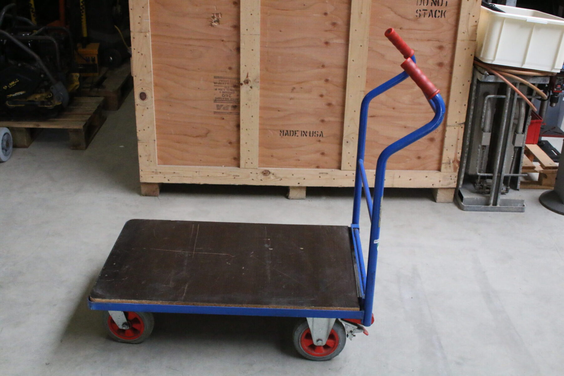 Transportwagen Schiebebügelwagen Plattformwagen Montagewagen Rollwagen Nr. 1
