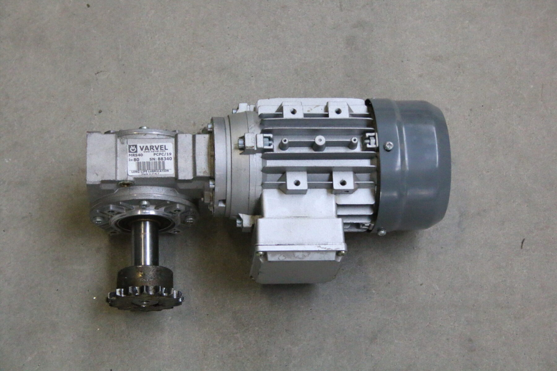 Varvel MRS40 PCPC/19 + SMS 633-4 Getriebe mit Motor Elektromotor