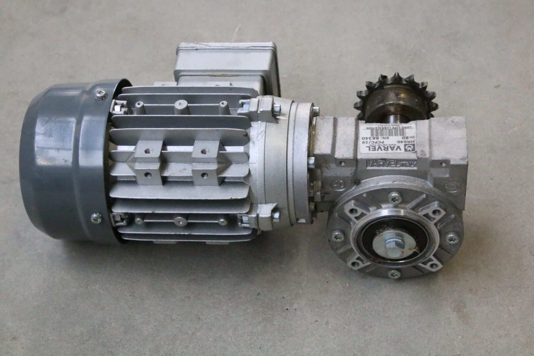 Varvel MRS40 PCPC/19 + SMS 633-4 Getriebe mit Motor Elektromotor – Bild 3