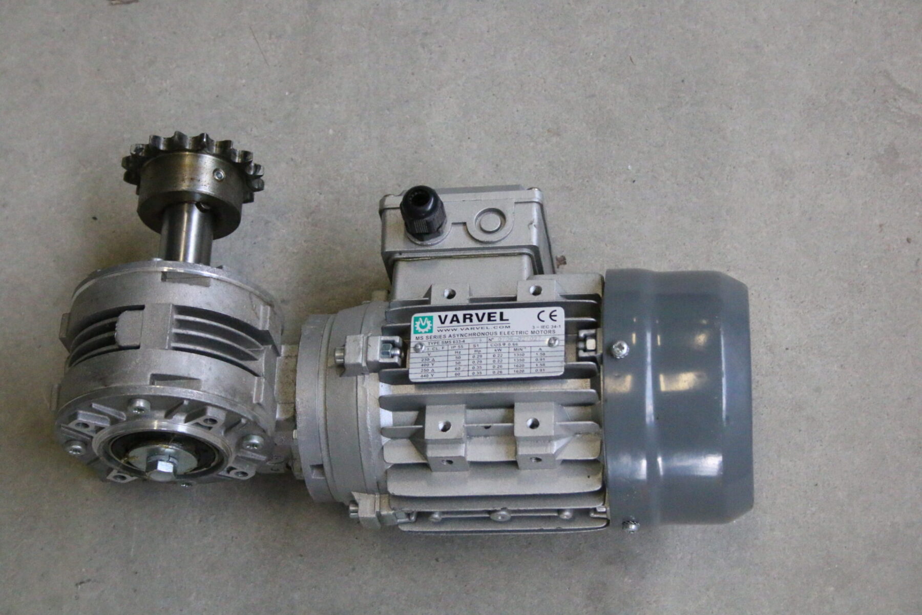 Varvel MRS40 PCPC/19 + SMS 633-4 Getriebe mit Motor Elektromotor – Bild 2