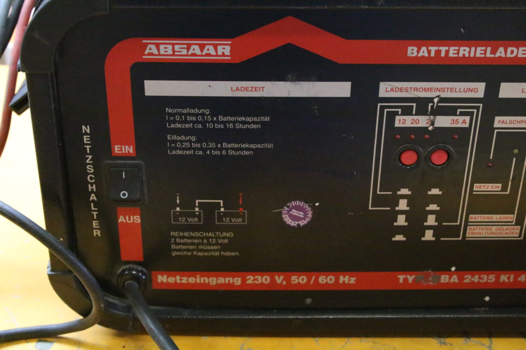 Absaar Batterieladegerät Ladegerät Batterie 24 V – Bild 4