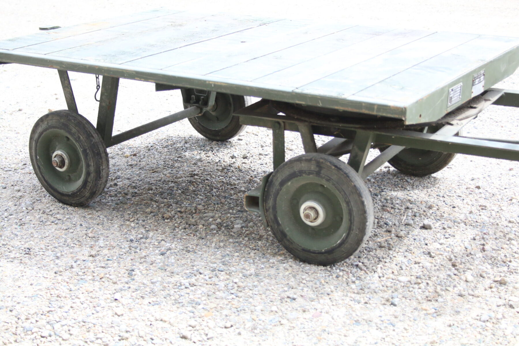 Fielitz FHW 05 Plattformwagen Ziehwagen Pritschenwagen Anhänger Ex Bundeswehr – Bild 3