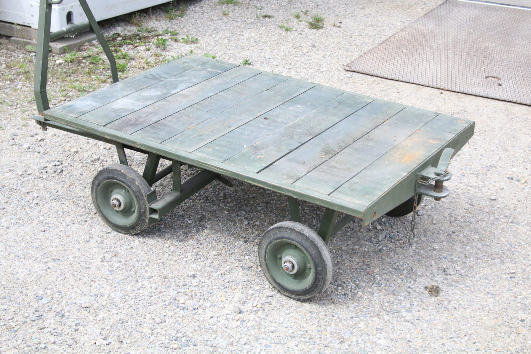 Fielitz FHW 05 Plattformwagen Ziehwagen Pritschenwagen Anhänger Ex Bundeswehr – Bild 4