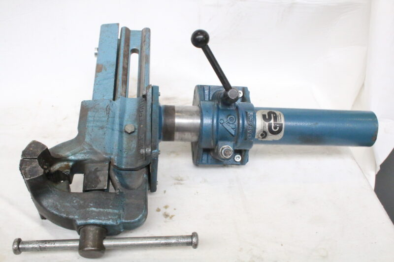 Heuer Front Schraubstock Tischschraubstock inkl Tischbefest. Backenbreite 140 mm