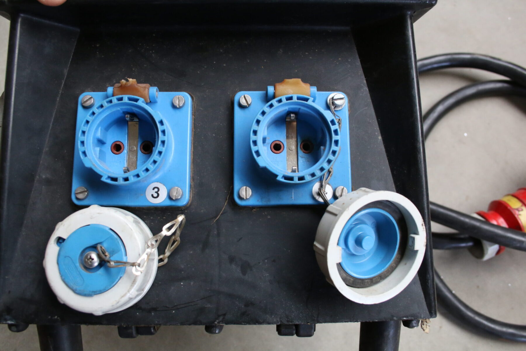 RSP Schülke Stromverteiler Verteiler Stromwürfel Würfel Baustrom EX THW – Bild 6