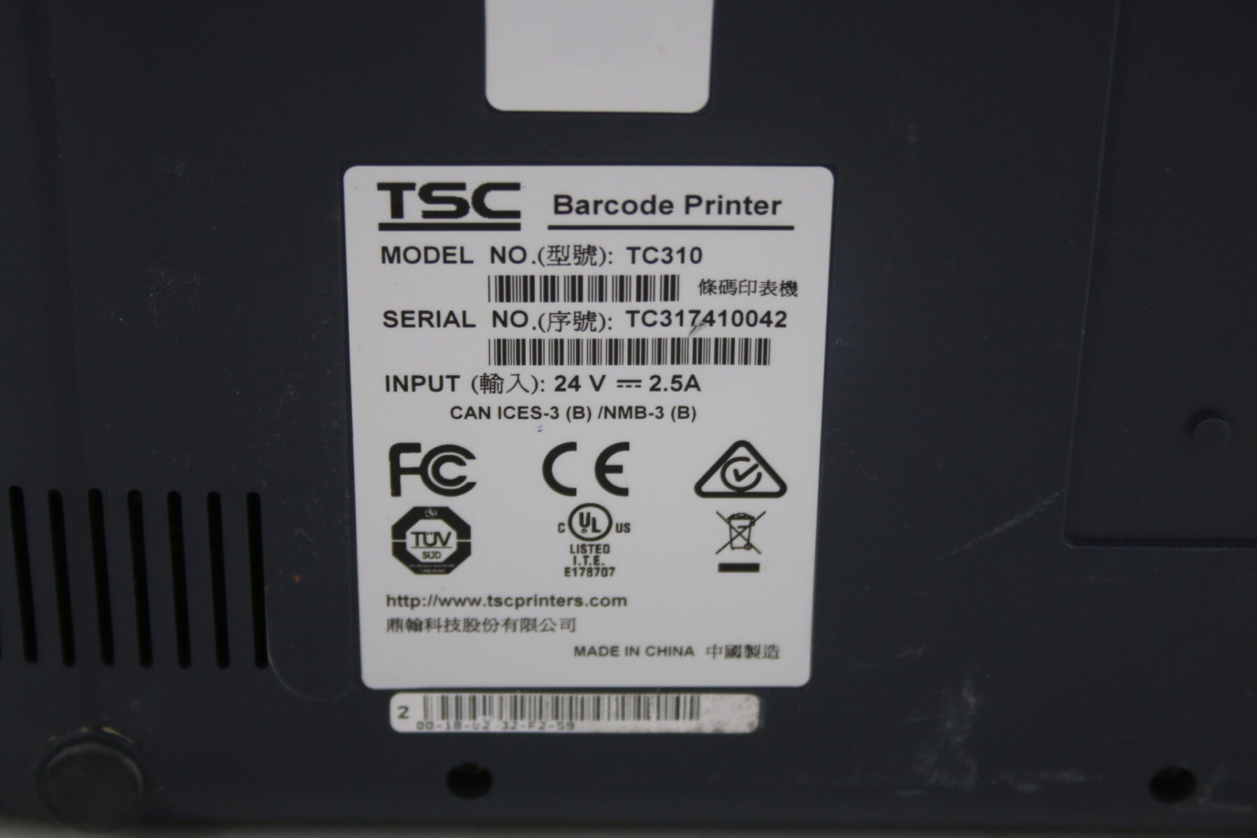 TSC TC310 Thermodrucker Etiketten Drucker – Bild 6