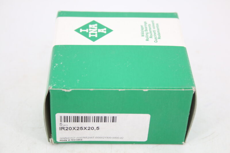 INA IR 20 x 25 x 20,5 mm Kugellager Lager 5er Pack