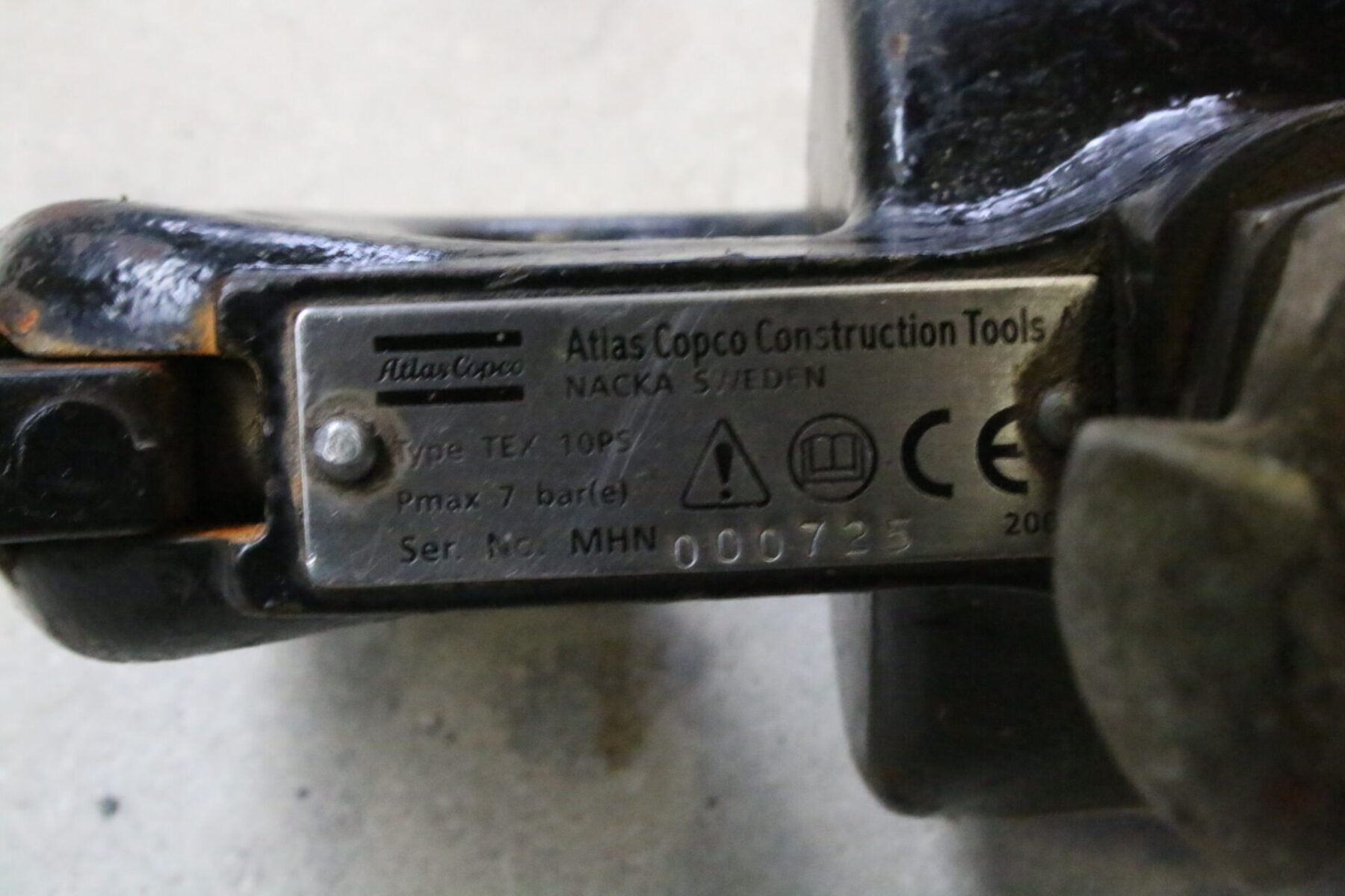Atlas Copco TEX 10PS Drucklufthammer Abbruchhammer Meisselhammer Presslufthammer – Bild 6