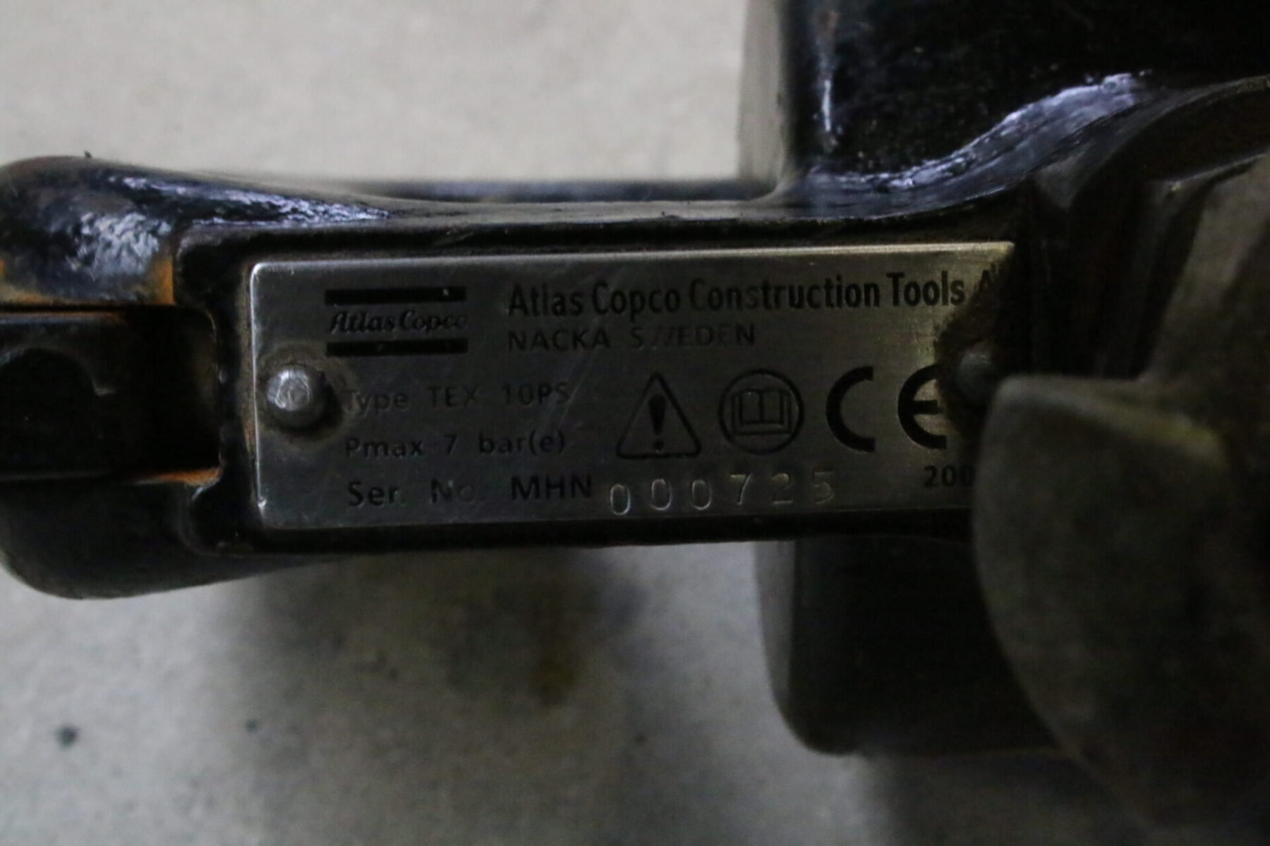 Atlas Copco TEX 10PS Drucklufthammer Abbruchhammer Meisselhammer Presslufthammer – Bild 5