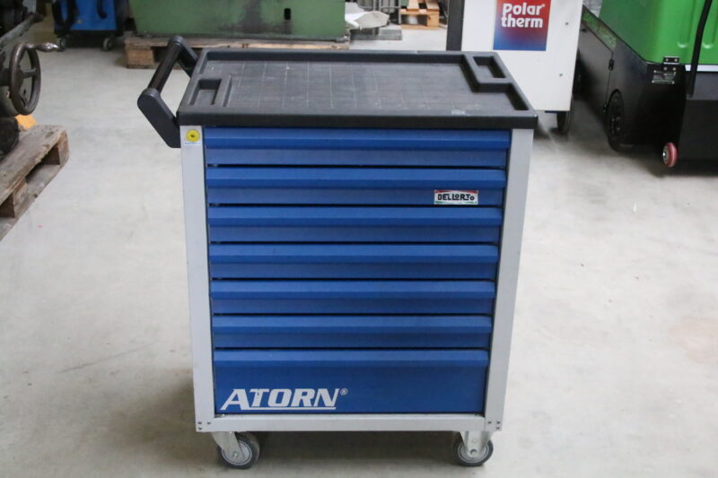 Atorn Werkzeugwagen Werkstattwagen Werkbank Werkstation Nr.2 bestückt