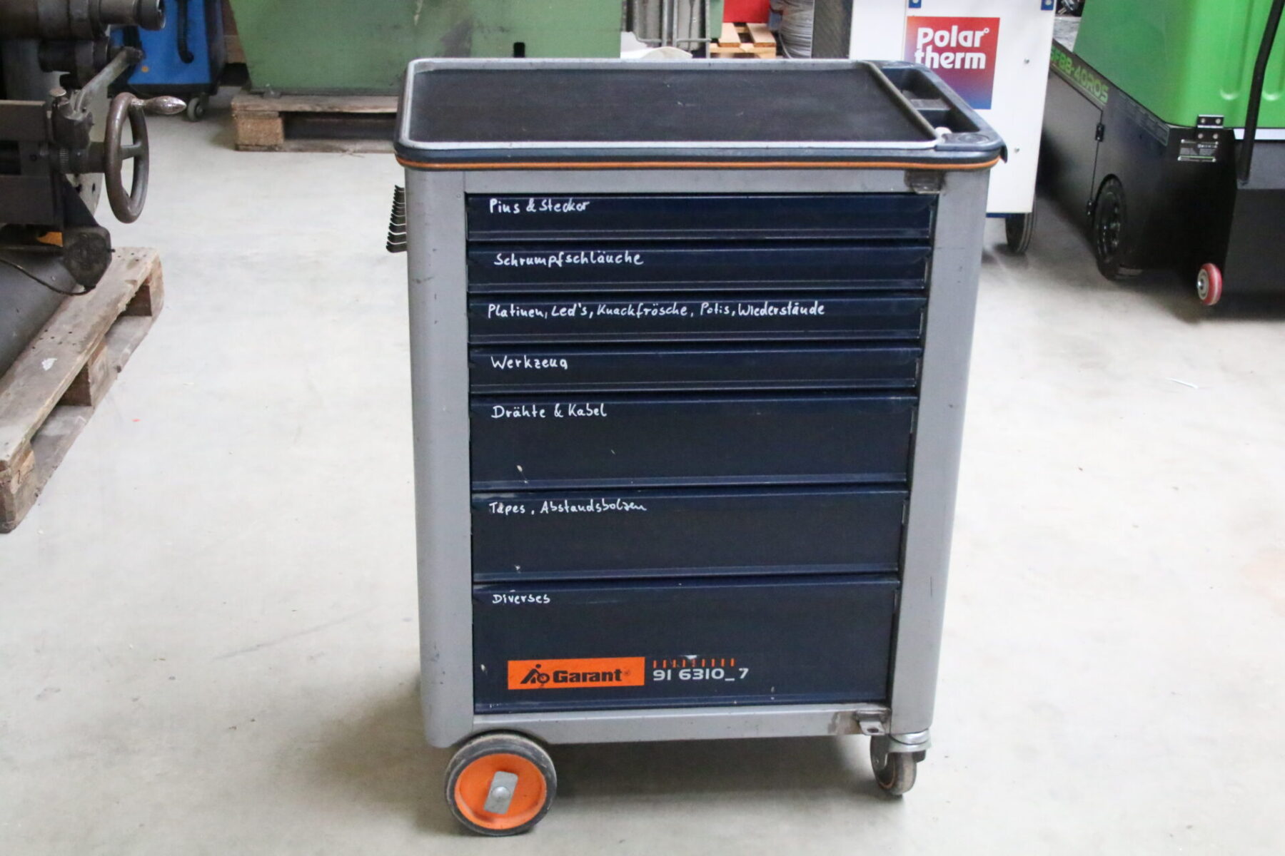 Garant 91 6310_7 Werkstattwagen Werkzeugwagen Mit 7 Schubladen