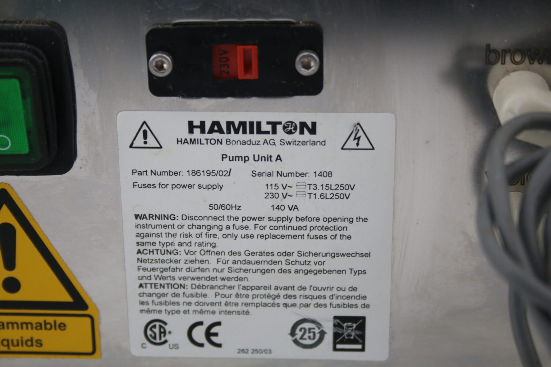 Hamilton Microlab Star Typ Pump Unit A 186195/02 Controller Labor Medizin – Bild 4