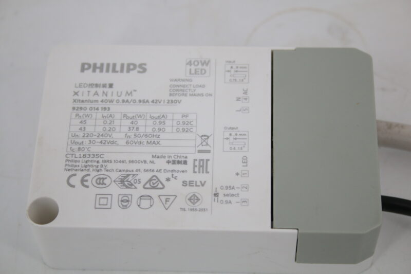 Philips Xitanium 40W Treiber Driver 0,9A/0,95A 42V 230V