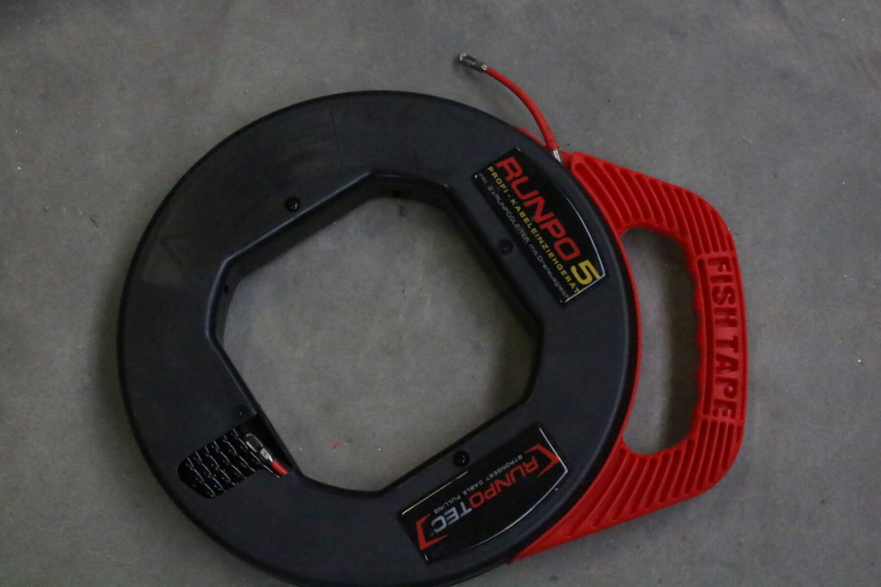 RUNPOTEC Runpro 5 Kabeleinziehgerät RP5 Bandlänge 30 m Kabelziehband – Bild 2