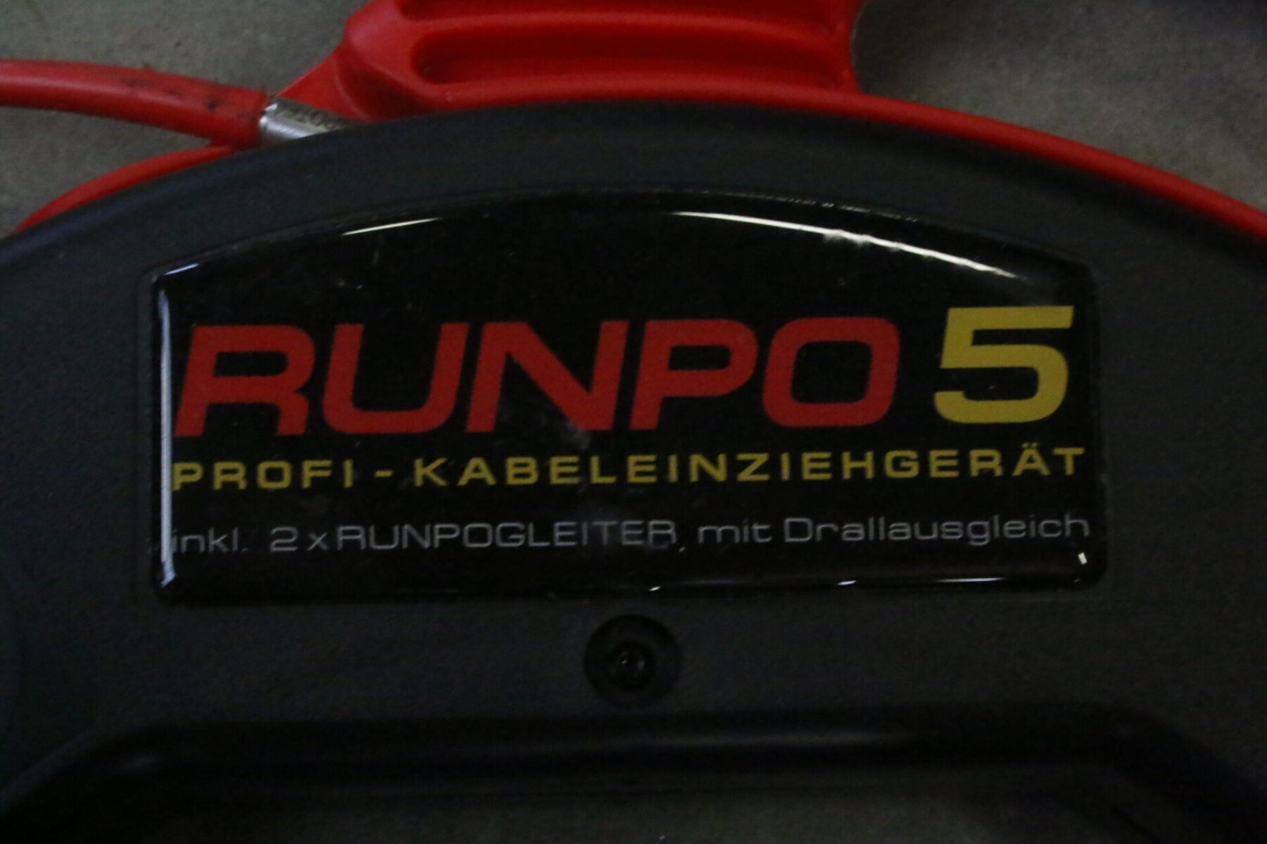 RUNPOTEC Runpro 5 Kabeleinziehgerät RP5 Bandlänge 30 m Kabelziehband – Bild 4