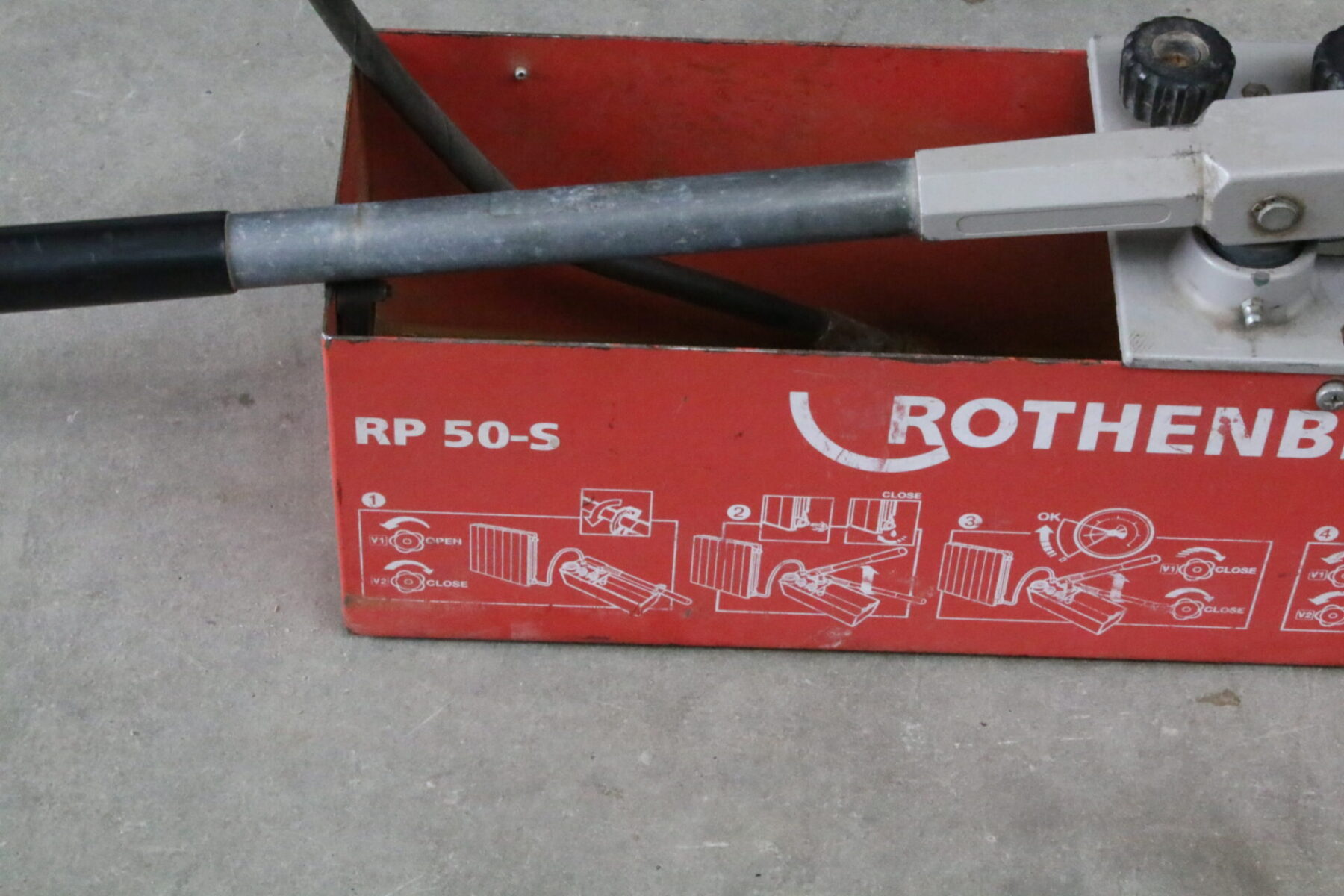 Rothenberger RP 50-s Prüfpumpe Pumpe Dichtheitsprüfung – Bild 2
