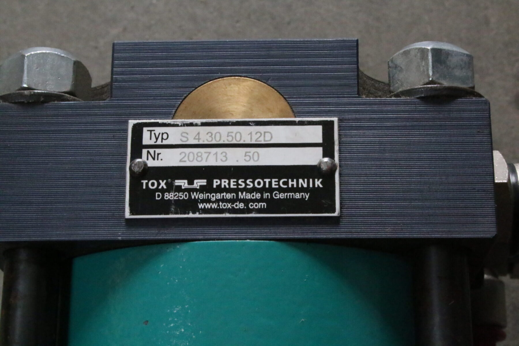 Tox Pressotechnik Kraftpaket Pneumatikzylinder S 04.30.50.12 D Zylinder – Bild 7
